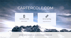 Desktop Screenshot of cartercole.com